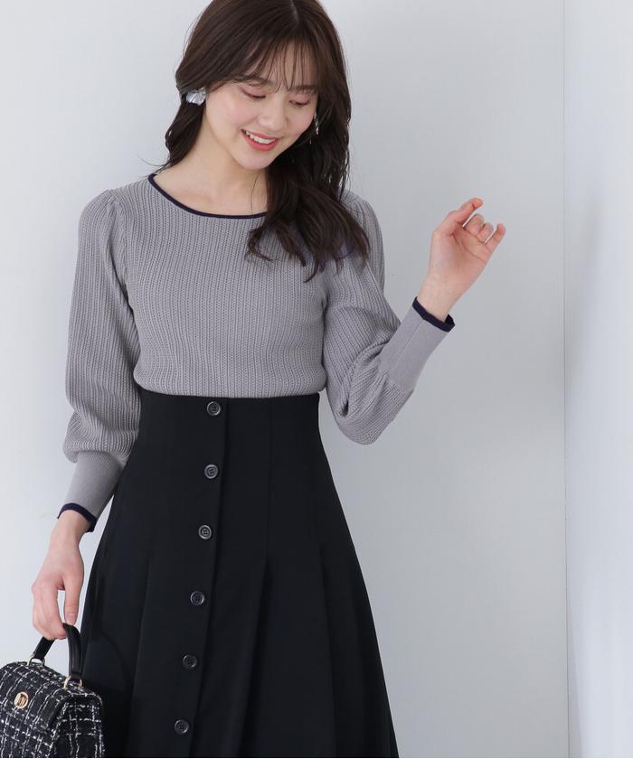 PROPORTION BODY DRESSING - プロポーションボディドレッシング ランダムリブマトンスリーブ 楽天市場】◇ランダムリブマトンスリーブニット／プロポーション