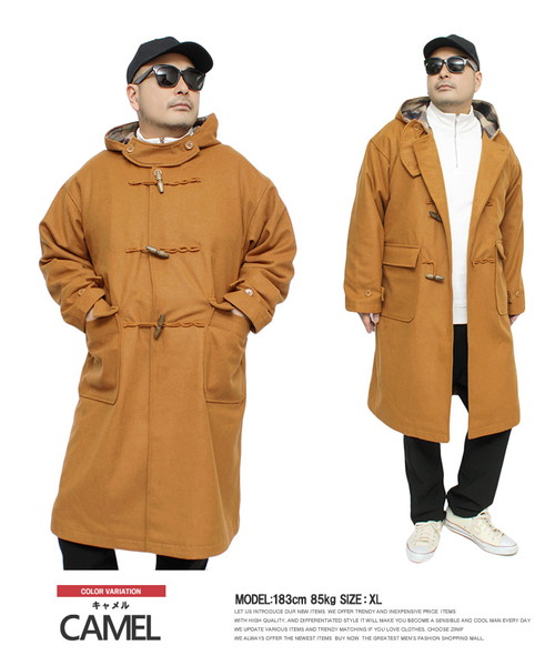 ワンカラーズ one colors オーバーサイズ ダッフルコート メンズ ワンカラーズ one colors オーバーサイズ ダッフルコート メンズ