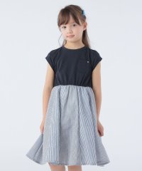 SHIPS KIDS/SHIPS KIDS:100～130cm / パネル チェック/ストライプ ワンピース/505211552