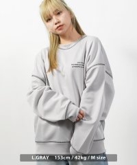 1111clothing/ワンフォークロージング 1111clothing オーバーサイズ トレーナー メンズ スウェット レディース ビッグトレーナー クルーネック 長袖 プルオーバー/505212132