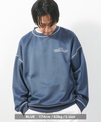 1111clothing/オーバーサイズ トレーナー メンズ スウェット レディース ビッグトレーナー クルーネック 長袖 プルオーバー トップス UVカット トレーナー 大きいサイズ/505212132