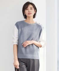 J.PRESS LADIES（LARGE SIZE）/【洗える】 リネンコットン ニットベスト/505212244