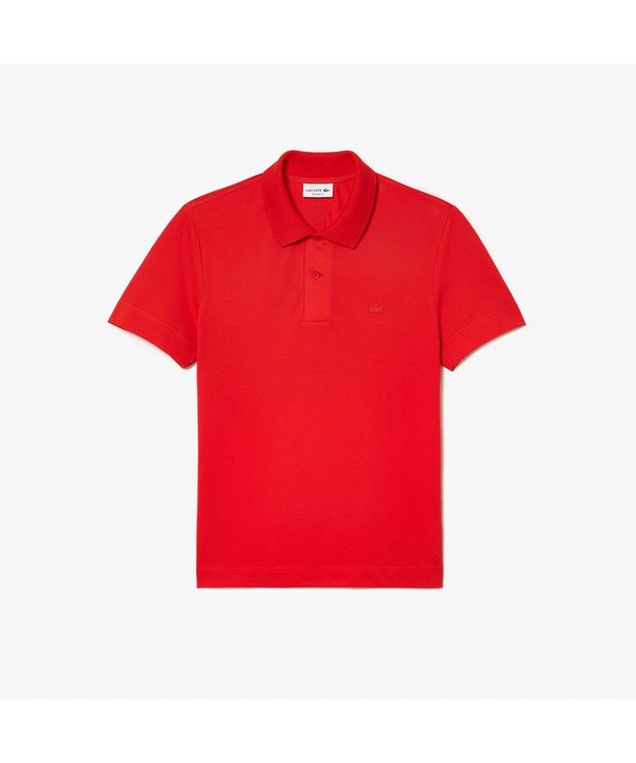 LACOSTE ラコステ 同色ロゴ レギュラーフィット ムーブメントポロシャツ セール】ラコステ LACOSTE レギュラーフィット ムーブメント