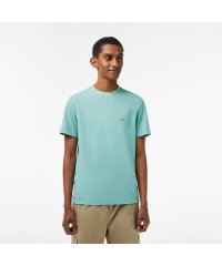 LACOSTE Mens/エコ鹿の子地ジャカードネックTシャツ/505173167