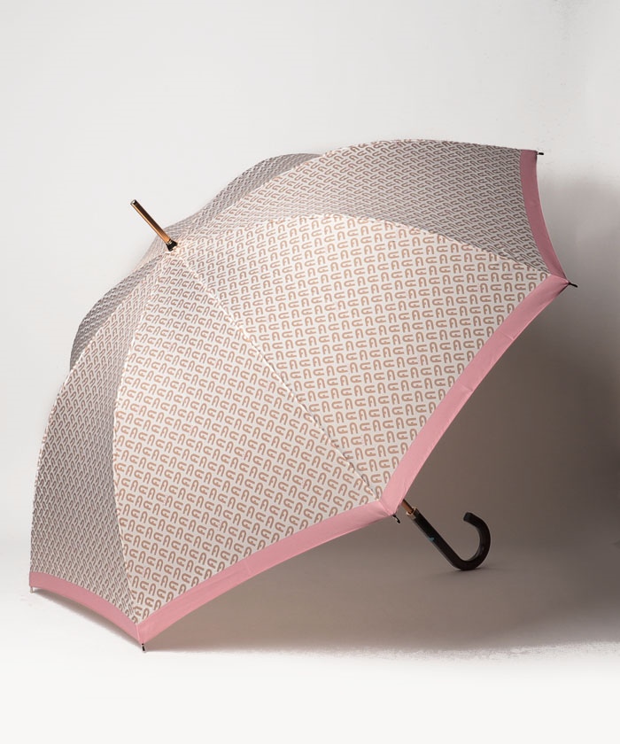 新品✨タグ付き✶FURLA ✶フルラUV加工付き折り畳み雨傘　モノグラムプリント フルラ FURLA 晴雨兼用折りたたみ日傘 FURLAモノグラム
