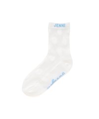 JENNI/ドット柄シースルークルーソックス/505211059