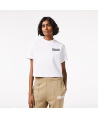 LACOSTE/グラフィカルロゴオーバーサイズクルーネックTシャツ/505213112