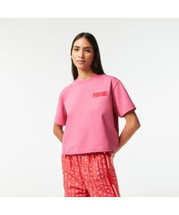 LACOSTE/グラフィカルロゴオーバーサイズクルーネックTシャツ/505213112