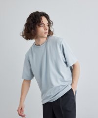 JUNRed/エアーシルケット襟リブ切替Tシャツ/505213334