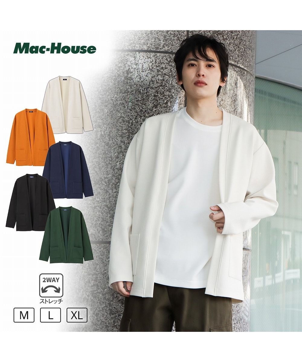 マックハウス Mac－House NAVY ネイビー ストレッチワッフル