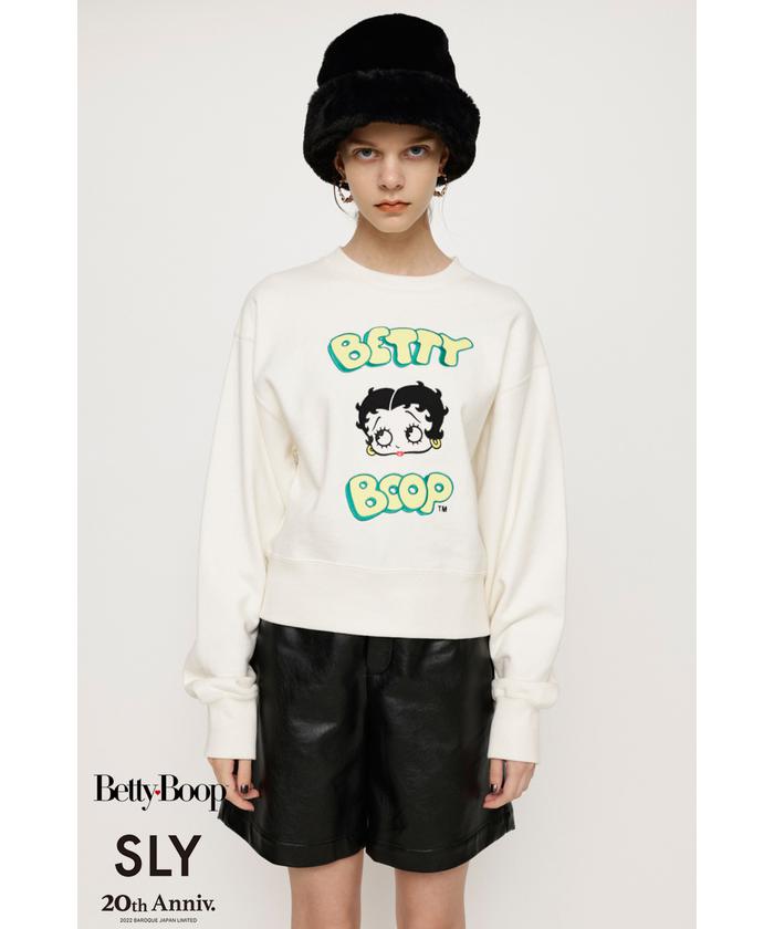 本日購入の方にのみお値下げ交渉 Betty Boop x SLY BETTY BOOP x SLY COMPACT スウェット トップス(505215280