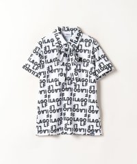 FILA GOLF/【ゴルフ】遮熱バーチカルメッシュ タイポ柄 ボウタイ付き半袖シャツ　レディース/505209096