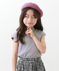 devirock/フレンチスリーブ リブ半袖Tシャツ 子供服 キッズ 女の子 トップス 半袖Tシャツ Tシャツ /505215963