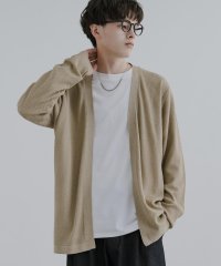 Rocky Monroe/ロッキーモンロー Rocky Monroe ボタンレスカーディガン リネンタッチ メンズ レディース カジュアル ビッグシルエット 無地 シンプル ペア お揃い/505217380