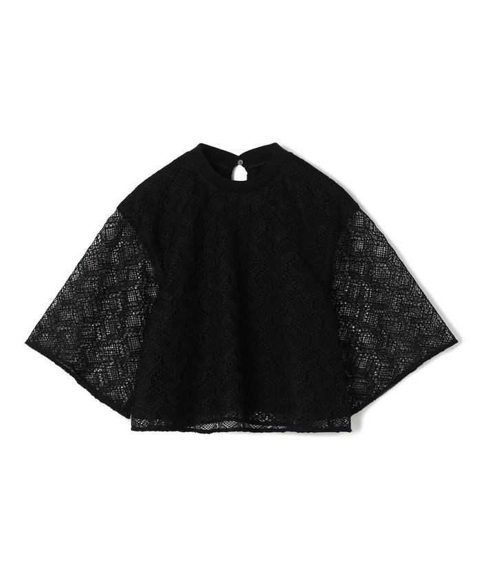 Ballseyの綿のレースのブラウス BALLSEY（ボールジィ）の「コットンカットワークレース