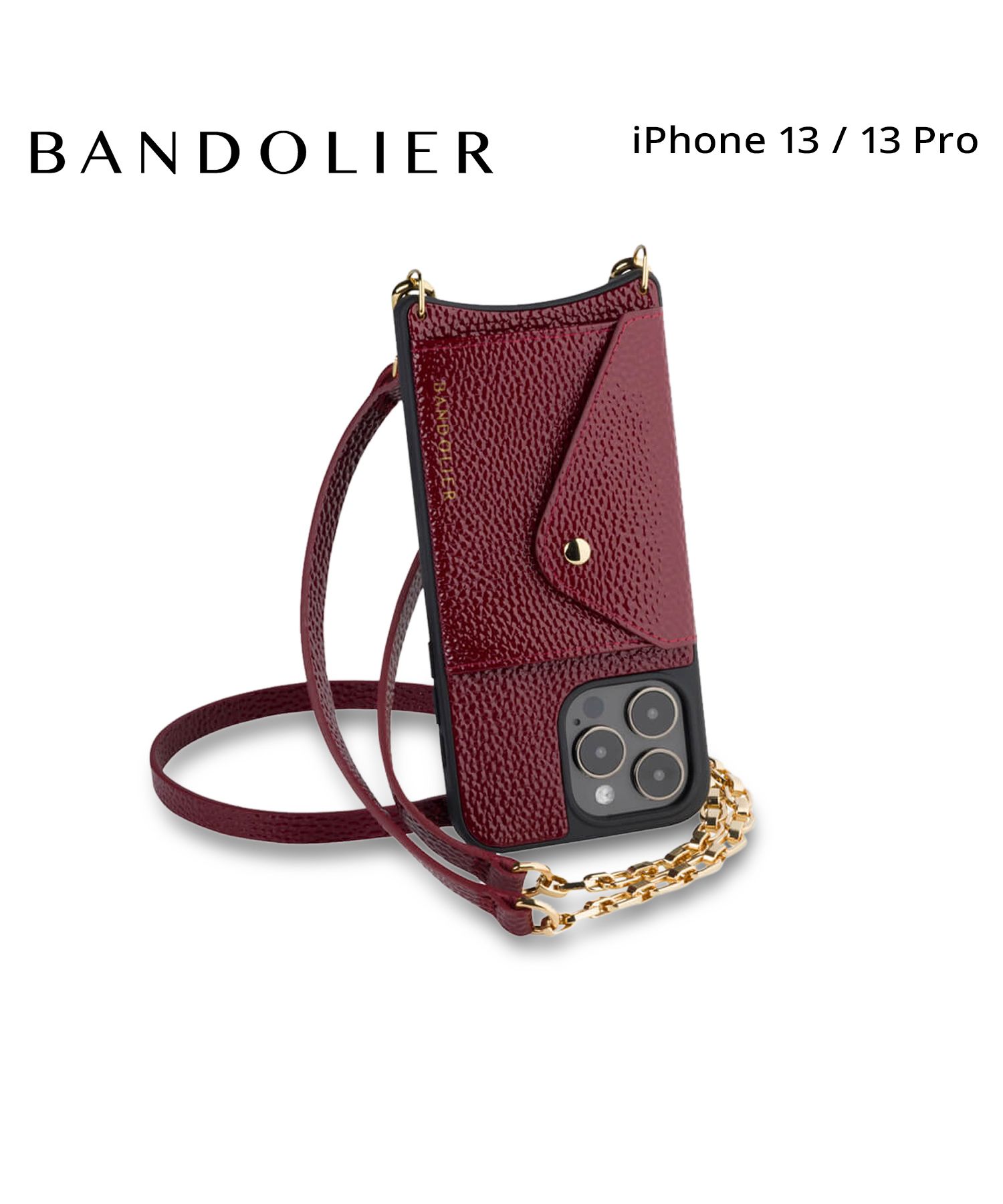 BANDOLIER バンドリヤー iPhone 13 13Pro スマホケース スマホショルダー 携帯 ショルダー アイフォン メンズ レディース  LENA S(505216635) | バンドリヤー(BANDOLIER) - d fashion