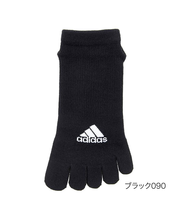 福助 公式 靴下 メンズ adidas (アディダス) 足底すべり止め付き 無地