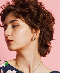 TOCCA/PEARL CLOVER HOOP EARRINGS イヤリング/505219751