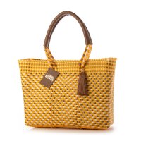 WOVEN/ウーヴン WOVEN メルカドバッグ かごバッグ bk－bag－brown－s/504605877