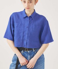 Rouge vif la cle/【セットアップ対応】麻製品染ショートシャツ/505212935