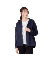 MAC HOUSE(women)/NAVY ネイビー feel touch ジップアップパーカー N23－2－22013/505216983