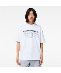 LACOSTE Mens/グラフィカルブランドネームロゴドライTシャツ/505220729