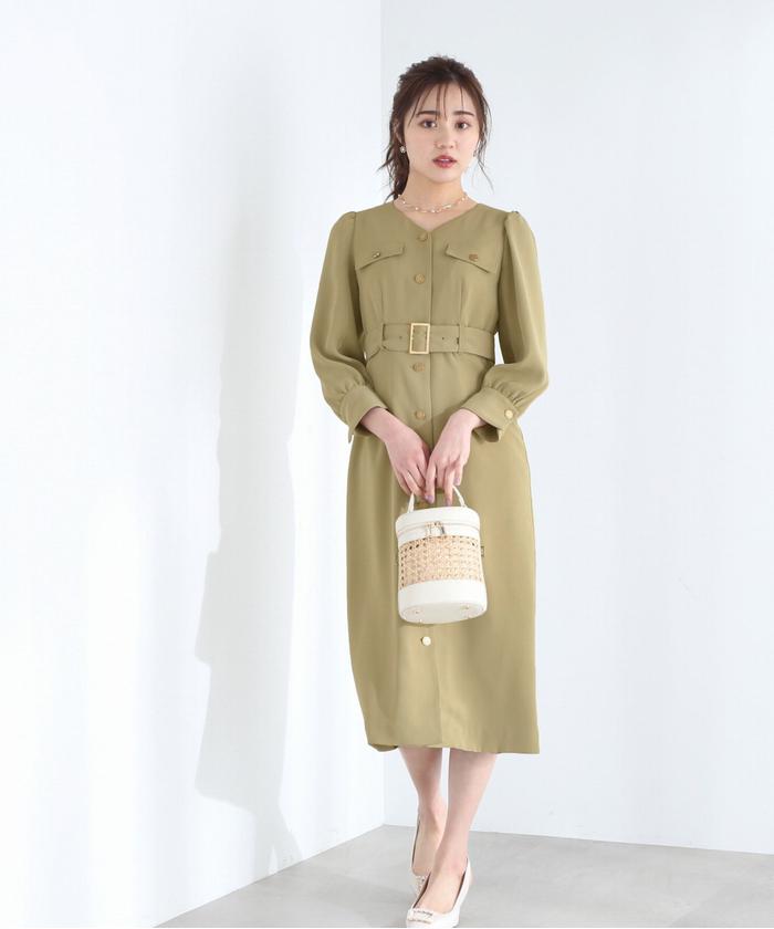 セール 50%OFF】フラップタイトワンピース(505220818