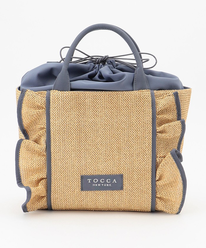 TRIM RIBBON BASKET かごバッグ　トッカ TRIM WAVES BASKET かごバッグ(505223157) | TOCCA(TOCCA) - d