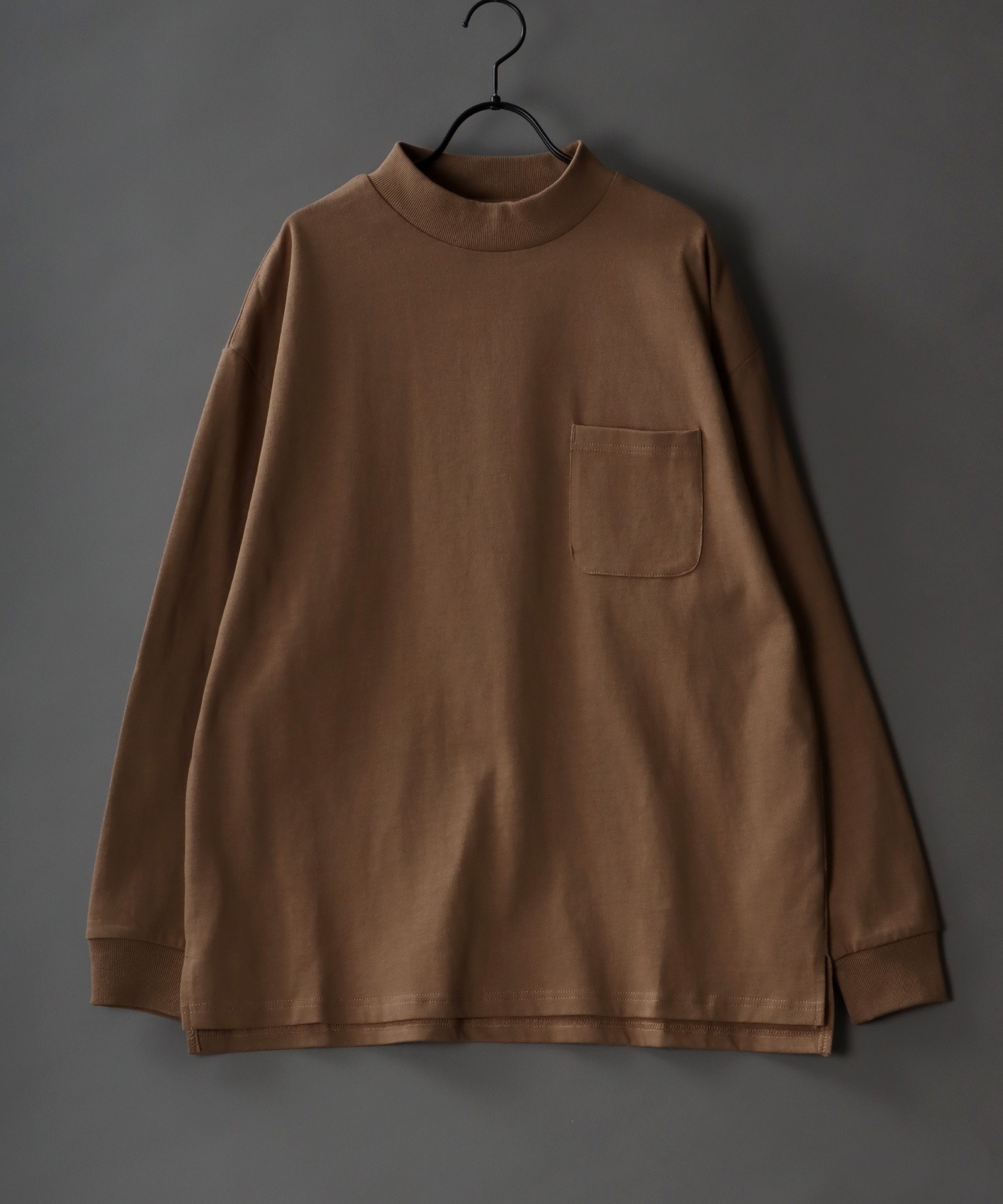 SITRY】Heavy weight wide mock neck pullover/ヘビーウェイト ワイド