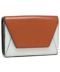 MARNI/マルニ 三つ折り財布 ミュゼオ ミニ財布 オレンジ マルチ レディース MARNI PFMO0056U1 P2644 Z529N/505221575