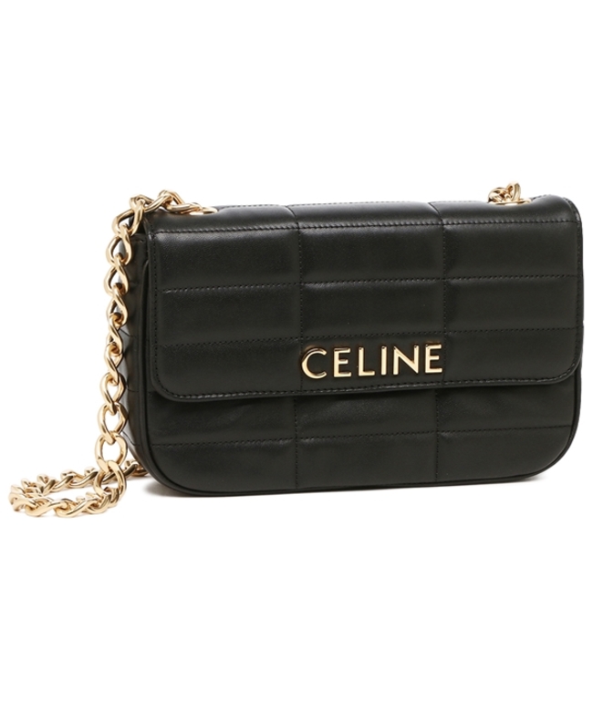 セリーヌ モノクローム レザー ショルダーバッグ セリーヌ(CELINE)セリーヌ モノクローム ショルダーバッグ