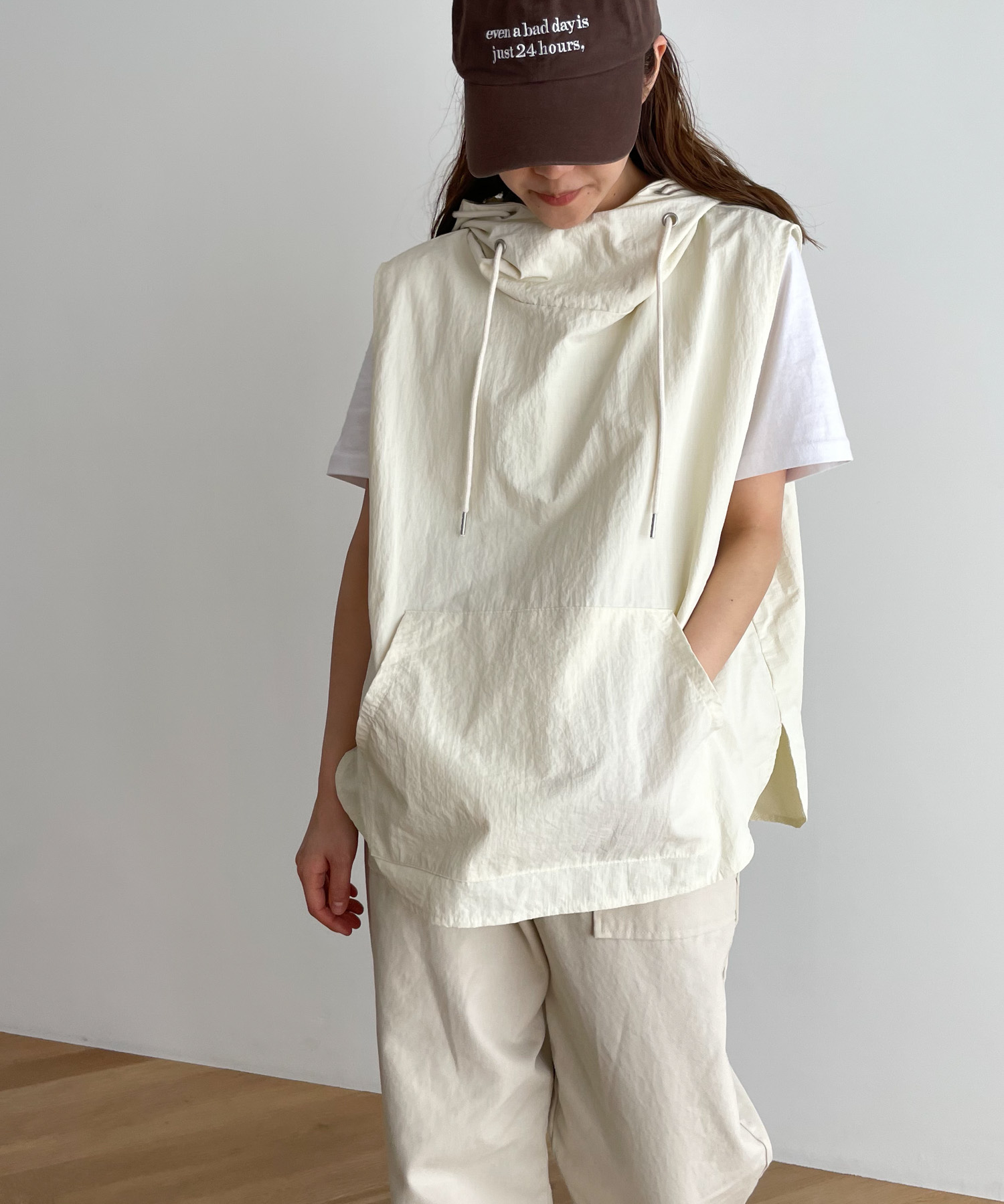 セール 13%OFF】El mar(エルマール)ナイロンアノラックベスト