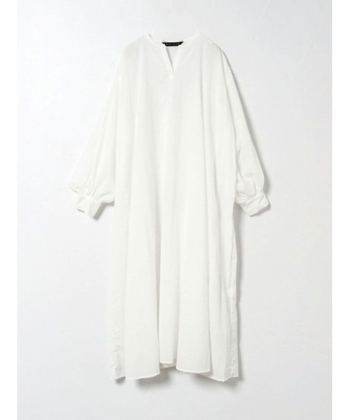 セール 30%OFF】mizuiro ind ヘンリーネックフレアロングワイド