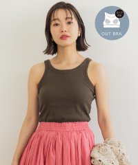 coca/【外で着られるブラトップス OUT BRA/アウトブラ】カップ付きアメスリタンクトップ（ブラトップ/アメスリ//ストレッチ/インナー）/504534742