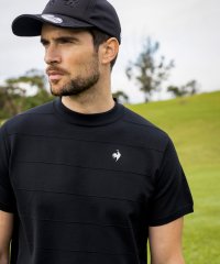 le coq sportif GOLF /【RIJOUME/リジューム】ホールガーメント(R)モックネック半袖ニットシャツ (手洗い可/DESCENTE ECO/再生材料使/505132220