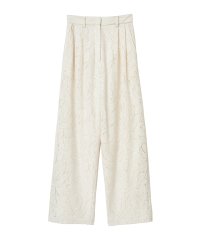 CLANE/CURTAIN LACE TUCK PANTS/505230188