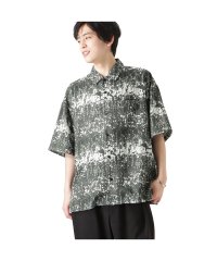 MAC HOUSE(men)/MOSSIMO モッシモ 総柄半袖シャツ 3270－7101/505225600