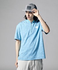 Munsingwear/『ENVOY』総柄ジャカードハーフジップオーバーサイズシャツ(吸汗速乾/UV CUT(UP【アウトレット】/505127911