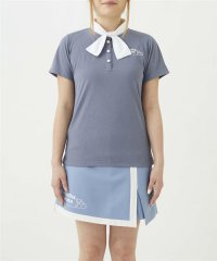 Samantha GOLF/30/1天竺ループ衿半袖ポロシャツ/505230824