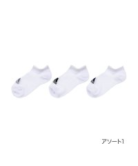 Adidas/福助 公式 靴下 キッズ レディース adidas (アディダス) 3足組 消臭加工 無地 スニーカー丈 123－13v5<br>子供 フクスケ fukuske/505230885