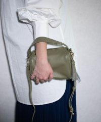 UNGRID bag/本革　ワンハンドル　ボックスハンドバッグ　2WAY ミニショルダーバッグ/505231695