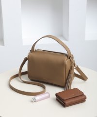 UNGRID bag/本革　ワンハンドル　ボックスハンドバッグ　2WAY ミニショルダーバッグ/505231695