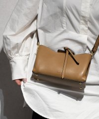 UNGRID bag/アングリッド Ungrid アンティークPUレザー 両アオリポケット スマホ＆パスポート入れ ミニ ショルダーバッグ/505231696