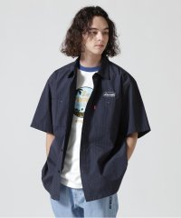 AVIREX/《直営店限定》SHORTSLEEVE STRIPE WORK SHIRT / ストライプ ワークシャツ/505232491