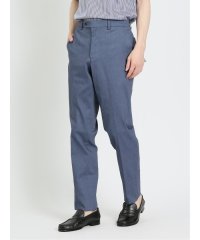 TAKA-Q/タカキュー TAKA－Q クロスストレッチ スリムフィット ノータックスラックス ヘリンボン青 メンズ パンツ ボトム ストレッチ カジュアル ビジネス 通勤 /505232527