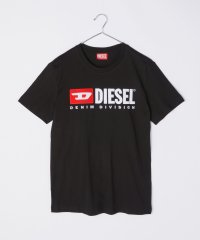 DIESEL/ディーゼル DIESEL Tシャツ A03766 0AAXJ  メンズ トップス 半袖 クルーネック ロゴT カットソー シャツ カジュアル 白 黒 XS S /505232653