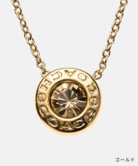 COACH/コーチ COACH F54514 ネックレス Open Circle Stone Necklace レディース アクセサリー オープンサークル ペンダント ロゴ/505233504