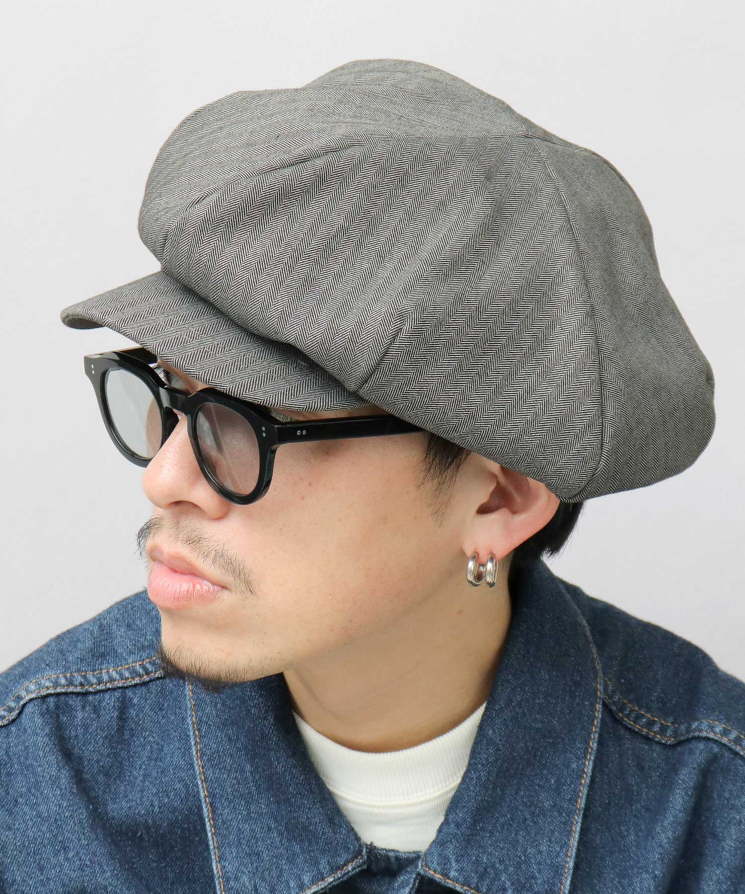 ReqHatter / レックハッター / とろみツイード つば付き ビッグ