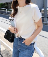 and　Me.../USAコットン汗染み防止フレンチスリーブTシャツ トップス/503468682