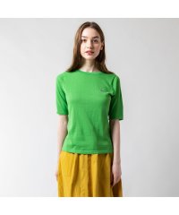 LACOSTE/UVカット 吸水速乾 ウォッシャブル COOLMAX クールマックス ニット 半袖Tシャツ/505172317